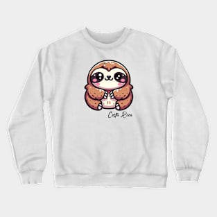 Cute & Cuddly: Sloth Costa Rica 🦥 Crewneck Sweatshirt